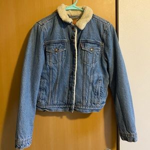Levi’s Original Trucker Sherpa Lined Denim Jacket